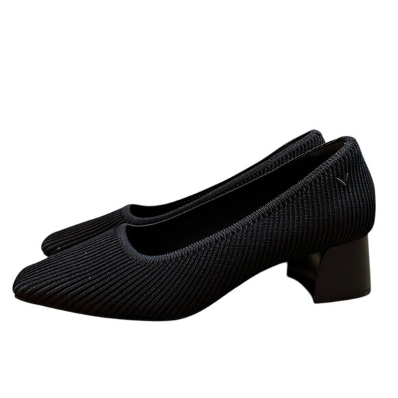 Vivaia Square-Toe Chunky Heels (Melody Pro) in Black Block Heel - Picture 2 of 9
